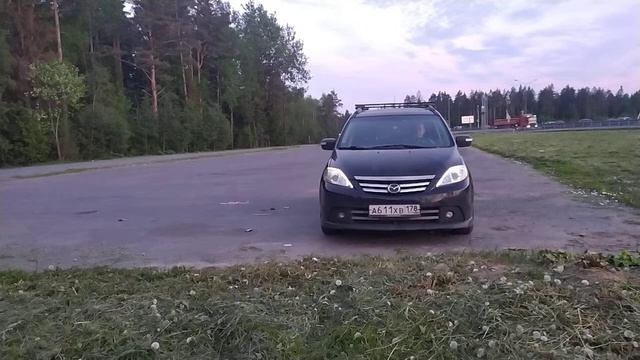 Mazda5 and DRL (daytime running lights) with turn-side lights смотреть онлайн