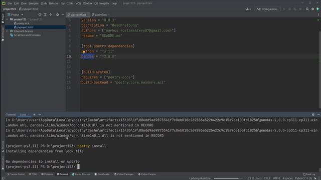 Poetry - Projekt & Dependency Management mit Python смотреть онлайн