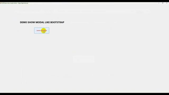 [C#] Show Modal Winform like Bootstrap | laptrinhvb.net смотреть онлайн