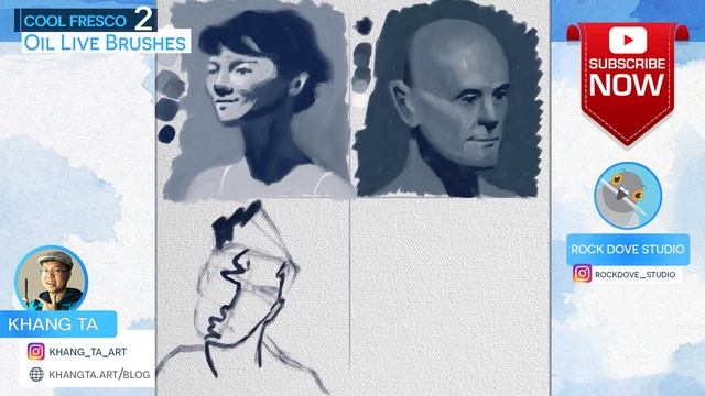 Adobe Fresco - Painting with Live Oil brushes смотреть онлайн