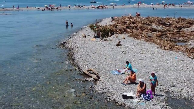 Эконом вариант на самом берегу моря! Июль 2021.?ЛАЗАРЕВСКОЕ СЕГОДНЯ?СОЧИ. смотреть онлайн