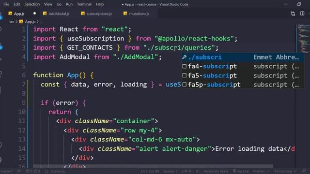 #reactjs darija from zero to hero (GraphQL ⚠ (get contacts using subscriptions) | graphql bdarija смотреть онлайн