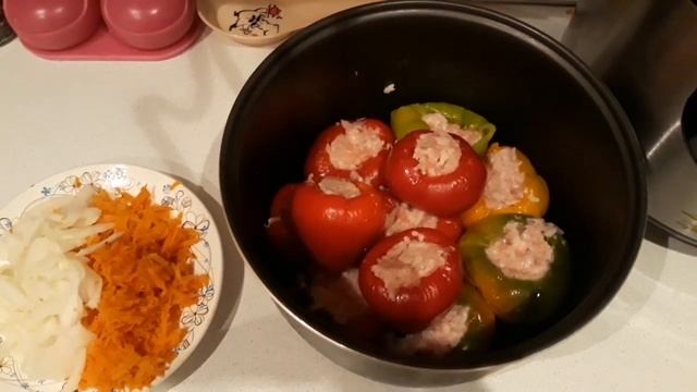 Фаршированный перец в мультиварке. Очень вкусно смотреть онлайн
