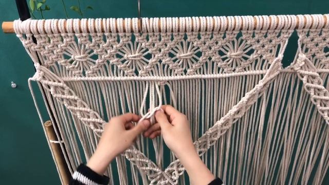 DIY Macrame Curtain / Supper Easy/ Hướng dẫn thắt rèm macrame sang trọng / dễ làm смотреть онлайн