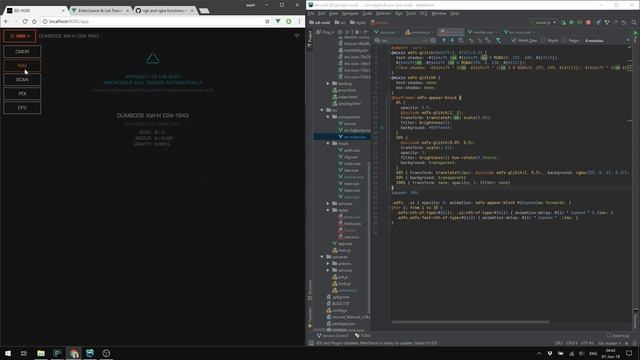 SCSS & VueJS - Elite Dangerous UI FX смотреть онлайн