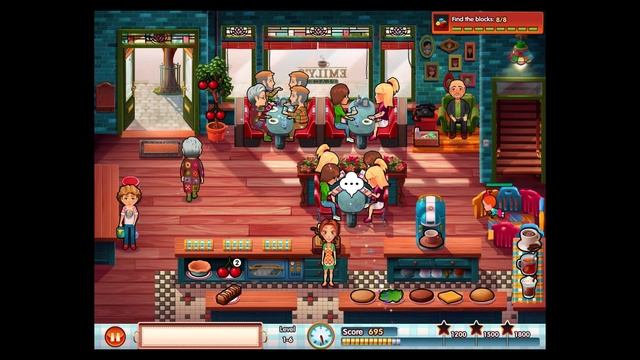 Delicious Emily's New Beginning - Level 1-6 Emily's Place Walkthrough (3 Stars + Mouse Location) смотреть онлайн