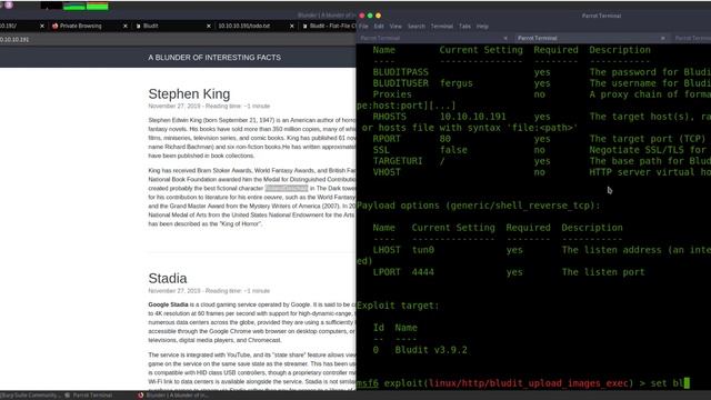 HackTheBox ~ Blunder Walkthrough смотреть онлайн