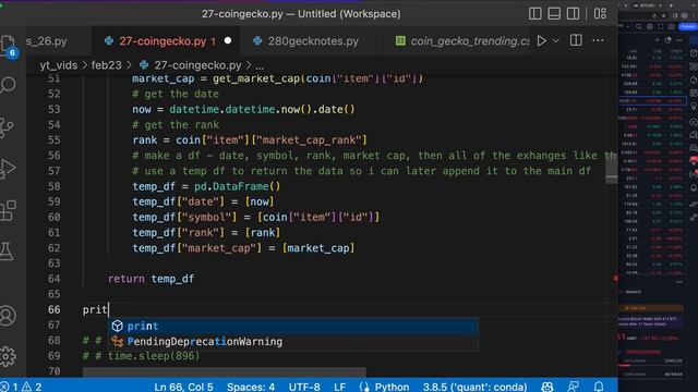 How To build a LOW CAP GEM crypto scanner in python смотреть онлайн