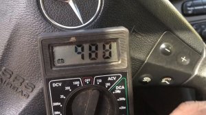 Диагностика проводки бензонасоса. Датчик ПКВ.  W203 Mercedes