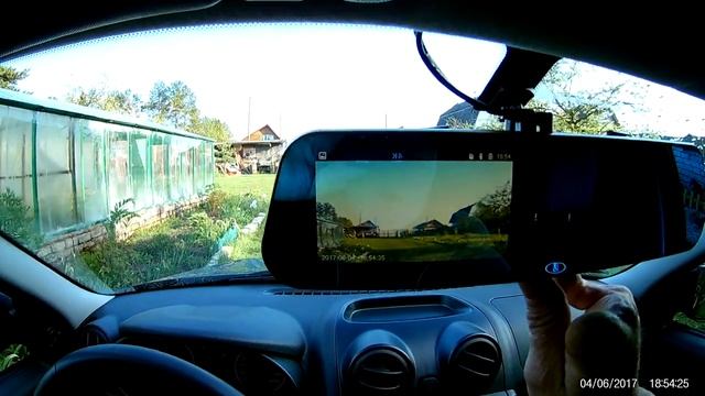 краткий обзор зеркало с двумя камерами. 04.06.2017г. смотреть онлайн