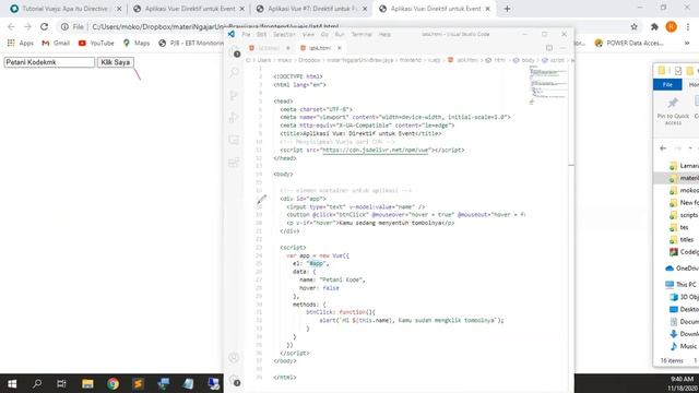 Vue JS (Directive ) part 2 смотреть онлайн