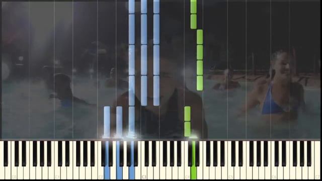 Пианино обучениеклип Justin Bieber   Beauty And A Beat by tutorial