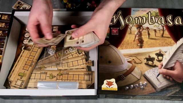Распакуем настольную игру Mombasa ? смотреть онлайн