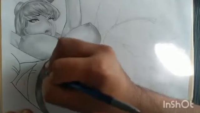 How to sketch with a ballpoint pen , erotic art @c.c3547 смотреть онлайн