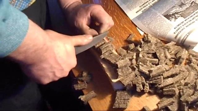 Кованый клинок из стали Vanadis 23, небольшие тесты... смотреть онлайн