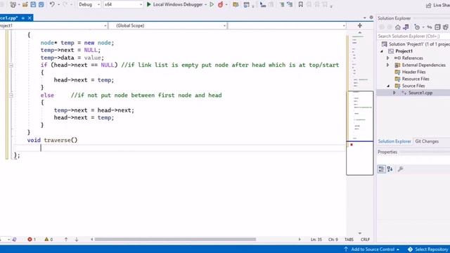 C++ Program | Insert node at beginning of link list | Basic of Data Structure смотреть онлайн
