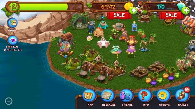 Развиваемся и крафтим декорации (#8) ► My Singing Monsters: Dawn of Fire смотреть онлайн
