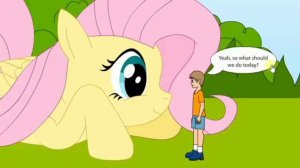 My Little Pony Giantess Fluttershy Buttcrush By Jackurai