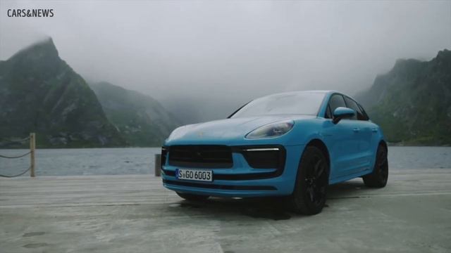 2022 Porsche Macan (Facelift) in Miami Blue: Exhaust Sound + Walkaround смотреть онлайн