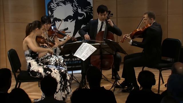 Beethoven String Quartet No. 2 in G Major,  Op. 18, No. 2 - Attacca Quartet (Live)
