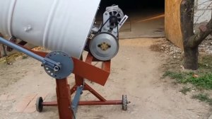 Бетономешалка своими руками из 200 литровой бочки чертежи