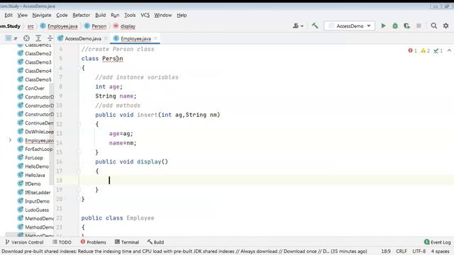 How to declare multiple classes in one Java file? (34) || #Java Programming смотреть онлайн