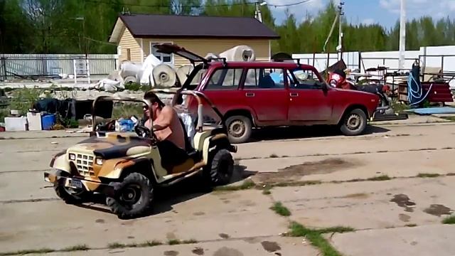 Детский джип simbel adventure. смотреть онлайн