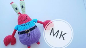 Мистер Крабс / Вязаный Мистер Крабс /Вязаные игрушки /Амигуруми