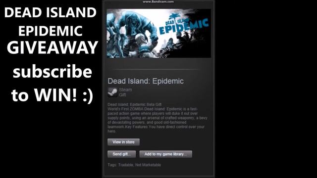 DEAD ISLAND EPIDEMIC GIVEAWAY! смотреть онлайн