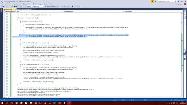 Programming chess - lesson #35: Undo a move (part 1/2) смотреть онлайн