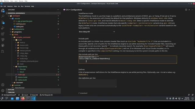 Get rid of Intellisense problems in VSCode by using compile commands смотреть онлайн