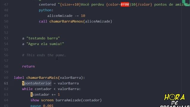 Ren'py - [EXTRA] Diminuindo Barra em Sistema de Amizade смотреть онлайн
