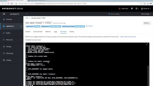Part 3. JBoss Web Server 3.1 Apache Tomcat 8 + MySQL (with https) on OpenShift смотреть онлайн