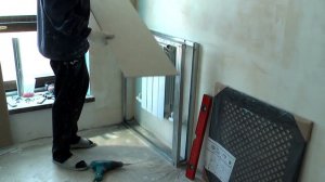 Короба для батарей из гипсокартона.