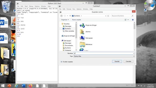 Primeros pasos en Python - Editor de código. смотреть онлайн