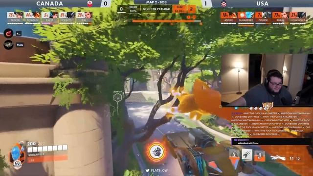 WHAT'S A KILOMETER??? United States Vs. Canada Overwatch 2 World Cup смотреть онлайн