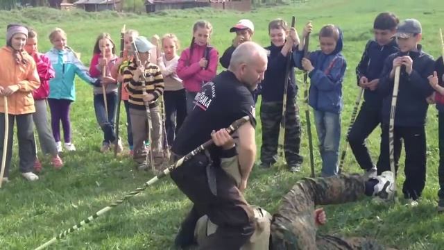 Детский лагерь, Трёка 2013. Работа с палкой смотреть онлайн