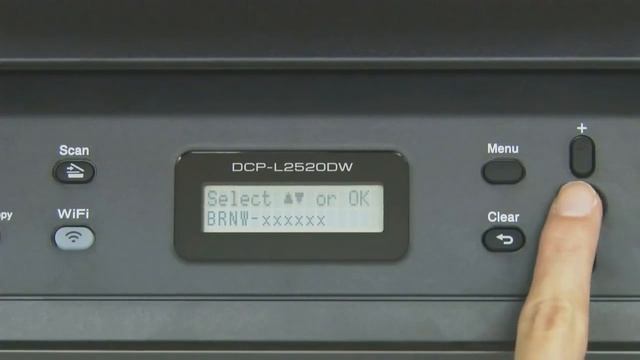 Wireless setup using the control panel | DCPL2520DW DCPL2540 смотреть онлайн