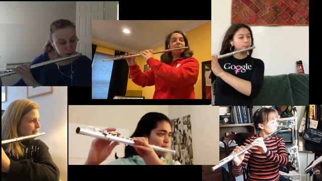 Bloomingdale School of Music | Virtual Flute Choir Performs Harry Potter's Hedwig's Theme смотреть онлайн