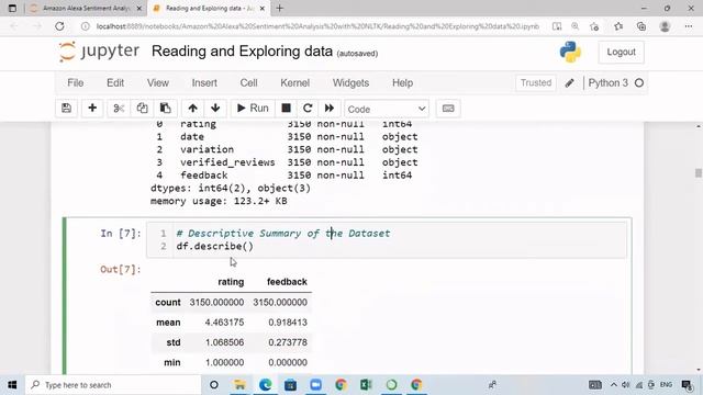 Sentiment Analysis: Amazon Alexa with NLTK- part1 смотреть онлайн