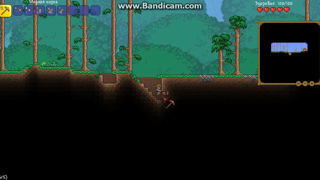 Прохождение игры Terraria v1.3.4.4 №1 Начало! смотреть онлайн