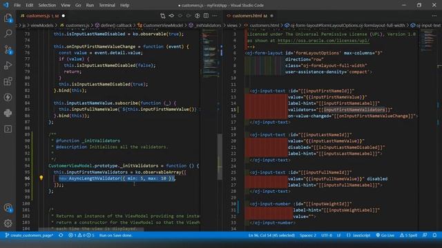 Oracle JET (v11) - Lesson 2 - Part 6 - Create a Form with OJET Inputs (Using Input Validators) смотреть онлайн