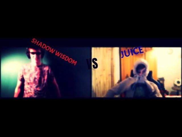 Juice VS Shadow Wisdom - битва ютуберов#1 смотреть онлайн