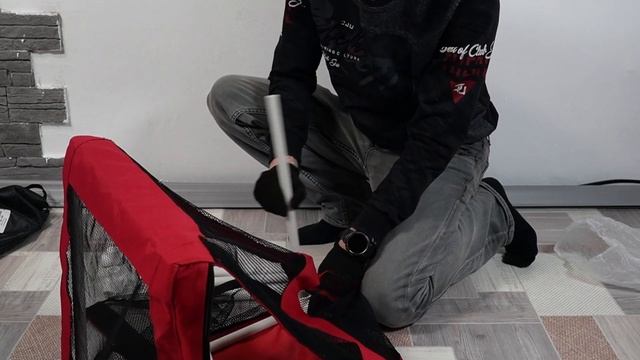 Палатка-сушилка для кошек и собак Ладиоли М-145, 50х45х45 см, красная смотреть онлайн