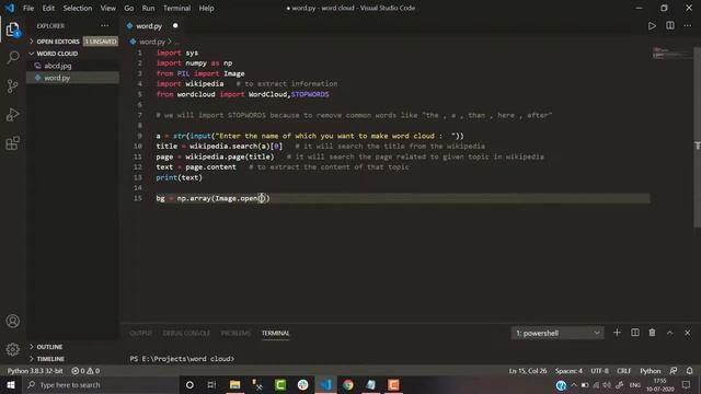 Create WordCloud or Text Mosaic using python смотреть онлайн