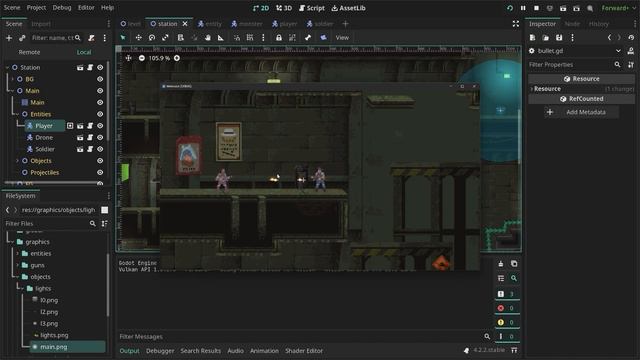 Creating a Metroid inspired platformer in Godot 4- Part 03 смотреть онлайн