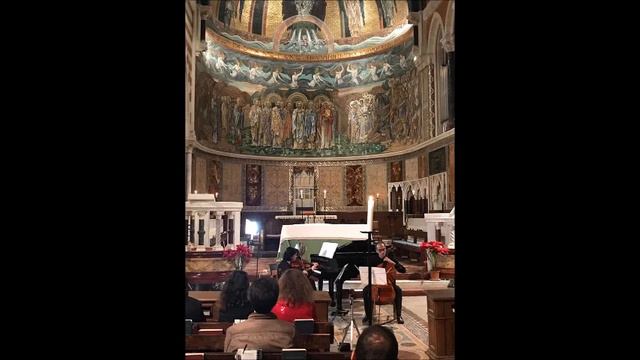 'Lullaby' from the 1st Piano Trio by Fiona Frank Verona 2019 - Trio Arcadia di Roma смотреть онлайн