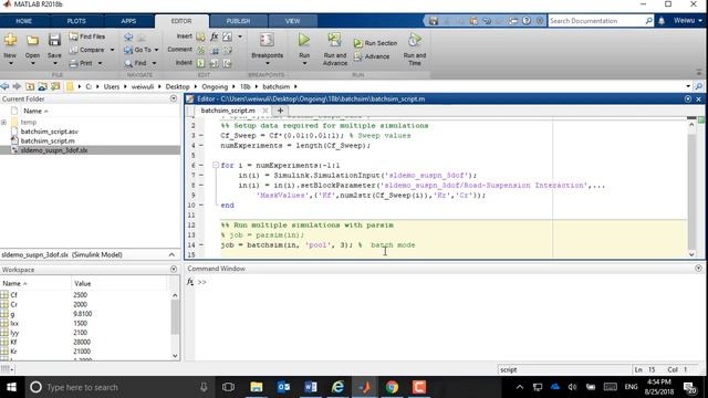 Batch Simulation in Simulink смотреть онлайн
