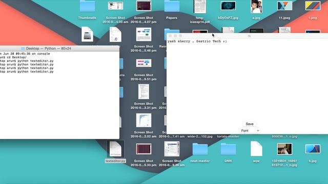 TextEditor using Python (Alpha Stage) смотреть онлайн