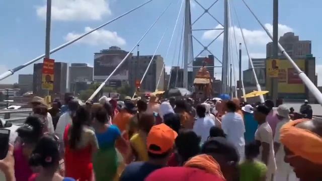 Харинама на улицах Йоханнесбурга - ЮАР / Harinama On The Streets Of Johannesburg - South Africa